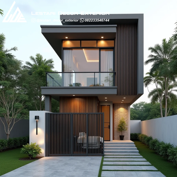 Desain Pagar Stainless Modern untuk Rumah dan Gedung Komersial