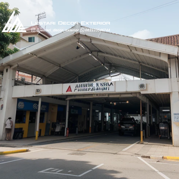Kanopi Membrane Kecamatan Krembangan Surabaya