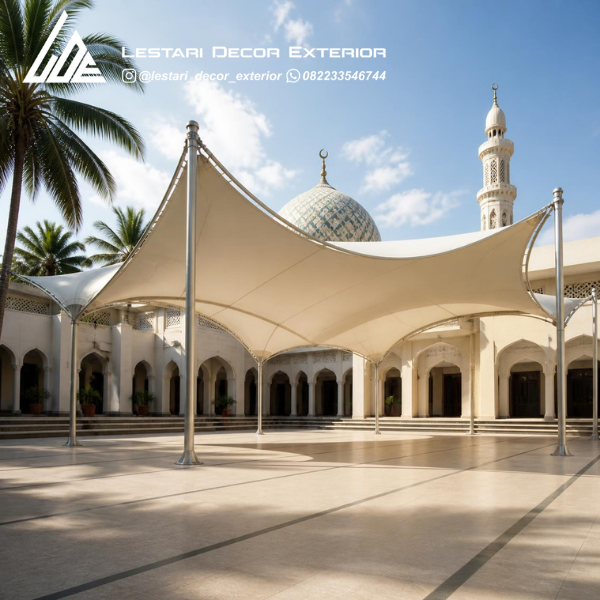 Tenda Membrane Masjid Surabaya