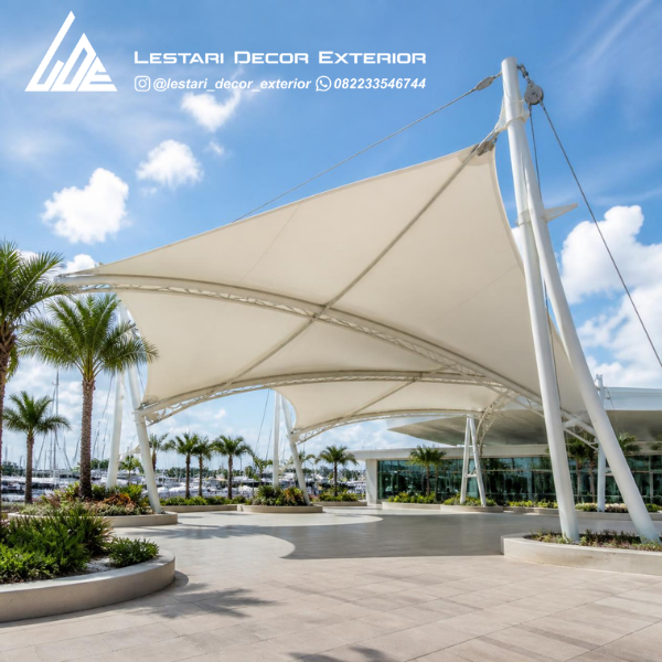 Tenda Membrane Serge Ferrari Surabaya