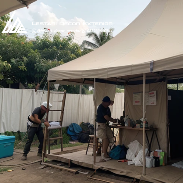 Tukang Tenda Kecamatan Genteng Surabaya